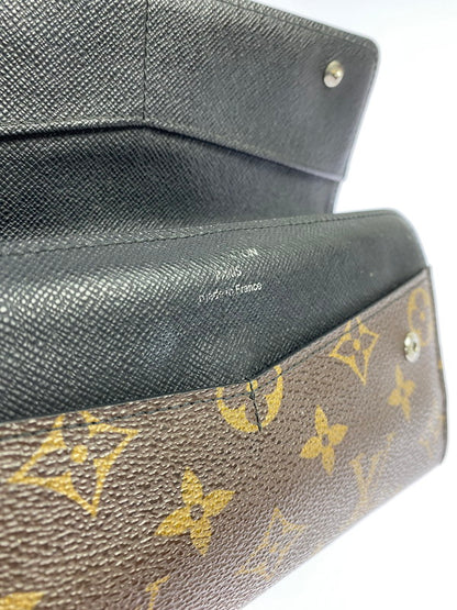 【現状渡し品】【メンズ/レディース】 LOUIS VUITTON ルイ・ヴィトン M60168 MI0161 モノグラムマカサー ポルトフォイユロン 長財布 179-260321-zi-06-min カラー：ブラウン 万代Net店
