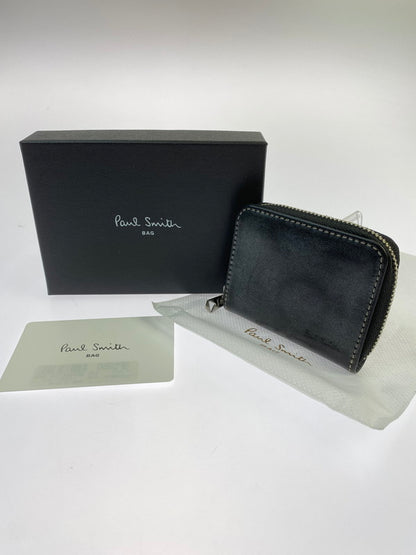 【中古品】【メンズ/レディース】 Paul Smith ポール・スミス ワックスレザー コインケース 813-062 小銭入れ 小物 200-260318-em-20-min カラー：ブラック 万代Net店