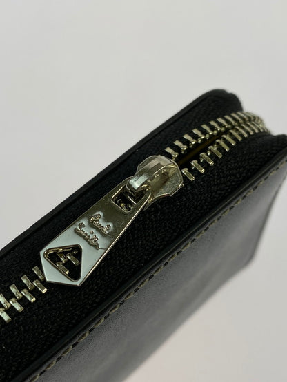 【中古品】【メンズ/レディース】 Paul Smith ポール・スミス ワックスレザー コインケース 813-062 小銭入れ 小物 200-260318-em-20-min カラー：ブラック 万代Net店