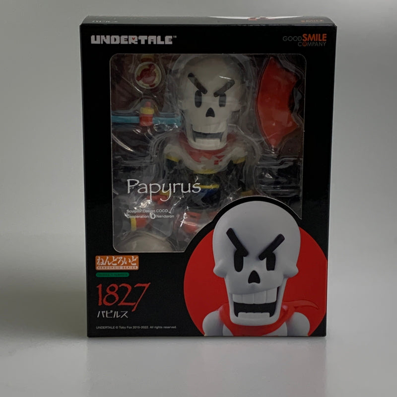 【中古美品】 Undertale アンダーテイル ねんどろいど 1827 パピルス PAPYRUS 052-260707-ta-08-min 万代Net店
