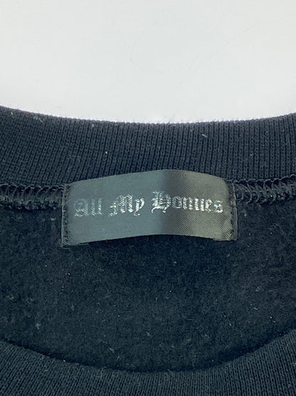 【現状渡し品】【メンズ】 ALL MY HOMIES オールマイホーミーズ ロゴスウェット 142-260711-AS-40-min サイズ：下記参照 カラー：ブラック 万代Net店