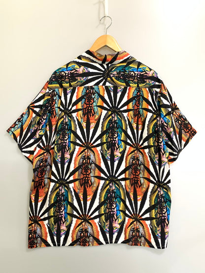 【中古品】【メンズ】 WACKO MARIA × BUDSPOOL HAWAIIAN SHIRT ワコマリア バッズプール ハワイアンシャツ 半袖シャツ トップス 142-260316-yn-09-min サイズ：L カラー：マルチカラー 万代Net店