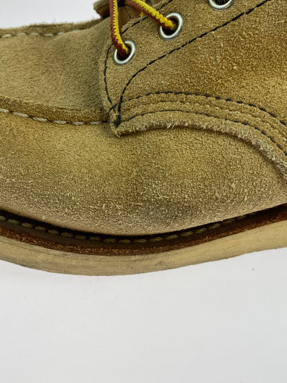【中古品】【メンズ】 RED WING レッドウィング 6INCH CLASSIC MOC TOE 8173 6インチ クラシック モック トゥ ブーツ 靴 メンズ ラフアウト 164-260318-em-14-min サイズ：25.5cm カラー：ベージュ 万代Net店