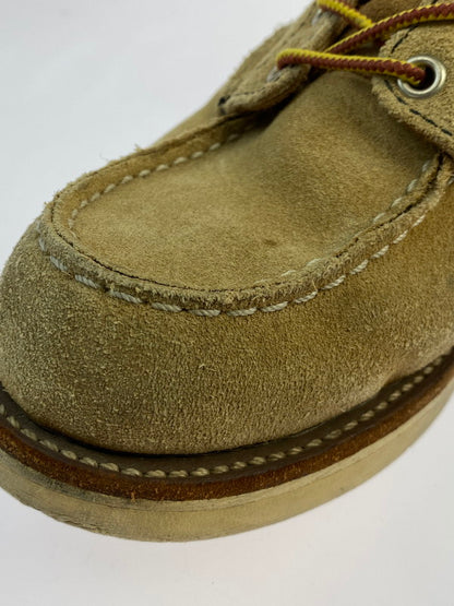 【中古品】【メンズ】 RED WING レッドウィング 6INCH CLASSIC MOC TOE 8173 6インチ クラシック モック トゥ ブーツ 靴 メンズ ラフアウト 164-260318-em-14-min サイズ：25.5cm カラー：ベージュ 万代Net店