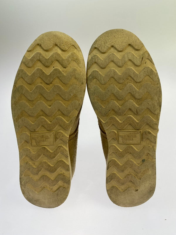 【中古品】【メンズ】 RED WING レッドウィング 6INCH CLASSIC MOC TOE 8173 6インチ クラシック モック トゥ ブーツ 靴 メンズ ラフアウト 164-260318-em-14-min サイズ：25.5cm カラー：ベージュ 万代Net店