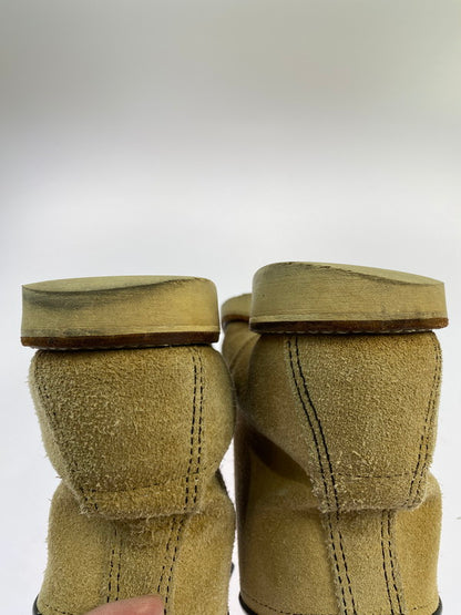 【中古品】【メンズ】 RED WING レッドウィング 6INCH CLASSIC MOC TOE 8173 6インチ クラシック モック トゥ ブーツ 靴 メンズ ラフアウト 164-260318-em-14-min サイズ：25.5cm カラー：ベージュ 万代Net店