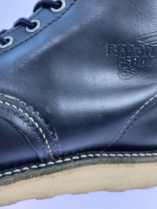 【中古品】【メンズ】 RED WING レッドウィング IRISH SETTER MOC TOE BOOTS 8130 アイリッシュセッター モックトゥ ブーツ 164-260318-em-12-min サイズ：UK 6 1/2 カラー：ブラック 万代Net店