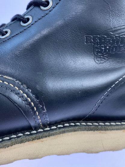 【中古品】【メンズ】 RED WING レッドウィング IRISH SETTER MOC TOE BOOTS 8130 アイリッシュセッター モックトゥ ブーツ 164-260318-em-12-min サイズ：UK 6 1/2 カラー：ブラック 万代Net店