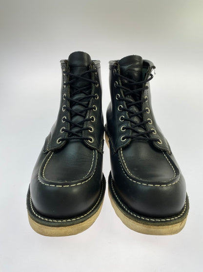 【中古品】【メンズ】 RED WING レッドウィング IRISH SETTER MOC TOE BOOTS 8130 アイリッシュセッター モックトゥ ブーツ 164-260318-em-12-min サイズ：UK 6 1/2 カラー：ブラック 万代Net店