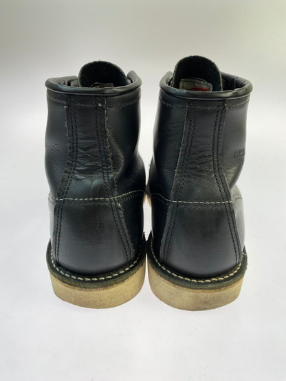 【中古品】【メンズ】 RED WING レッドウィング IRISH SETTER MOC TOE BOOTS 8130 アイリッシュセッター モックトゥ ブーツ 164-260318-em-12-min サイズ：UK 6 1/2 カラー：ブラック 万代Net店