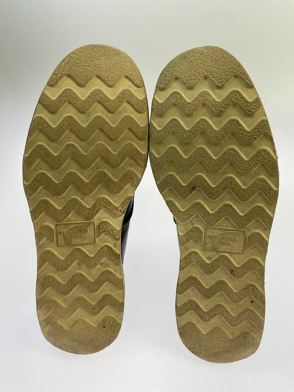 【中古品】【メンズ】 RED WING レッドウィング IRISH SETTER MOC TOE BOOTS 8130 アイリッシュセッター モックトゥ ブーツ 164-260318-em-12-min サイズ：UK 6 1/2 カラー：ブラック 万代Net店