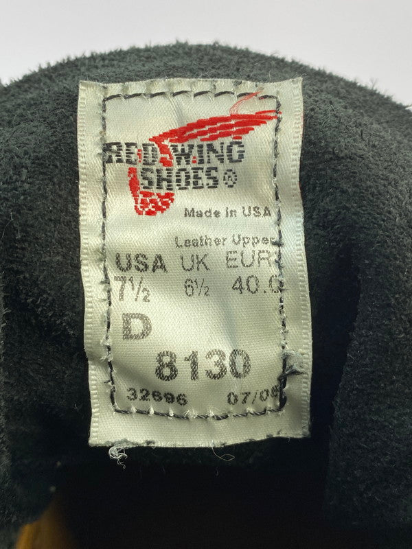 【中古品】【メンズ】 RED WING レッドウィング IRISH SETTER MOC TOE BOOTS 8130 アイリッシュセッター モックトゥ ブーツ 164-260318-em-12-min サイズ：UK 6 1/2 カラー：ブラック 万代Net店