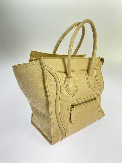 【現状渡し品】【レディース】 CELINE セリーヌ CELINE セリーヌ 167793GFL ラゲージマイクロショッパー バッグ カバン 鞄 180-260321-zi-01-min カラー：ベージュ 万代Net店