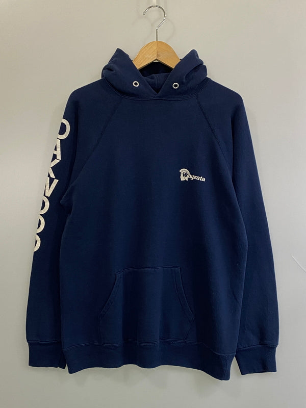 【中古品】【メンズ】 CHAMPION チャンピオン 80S WAYZATA LS HOODED 80年代 ウェイザタ ワイザタ ロングスリーブ フーデッド フーディ パーカー スウェット ヴィンテージ 146-260724-hu-12-min サイズ：XL カラー：ネイビー 万代Net店