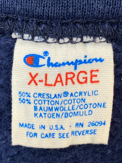 【中古品】【メンズ】 CHAMPION チャンピオン 80S WAYZATA LS HOODED 80年代 ウェイザタ ワイザタ ロングスリーブ フーデッド フーディ パーカー スウェット ヴィンテージ 146-260724-hu-12-min サイズ：XL カラー：ネイビー 万代Net店