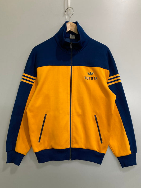 【中古品】【メンズ】 adidas アディダス 60-70’s 西ドイツ TRACK JACKET ATS-A44F 60-70年代 トラックジャケット ヴィンテージ アウター 146-260319-SH-16-min サイズ：6 カラー：オレンジ/ネイビー 万代Net店