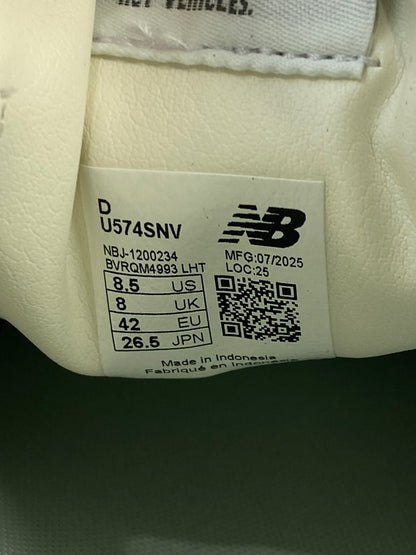 【中古美品】【メンズ/レディース】 NEW BALANCE ニューバランス U574SNV 靴 シューズ スニーカー SNEAKER 163-260320-zi-48-min サイズ：26.5cm カラー：グレー 万代Net店