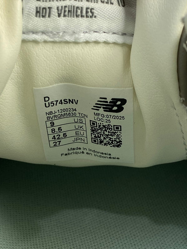 【中古美品】【メンズ】 NEW BALANCE ニューバランス U574SNV 靴 シューズ スニーカー SNEAKER 163-260320-zi-50-min サイズ：27cm カラー：グレー 万代Net店