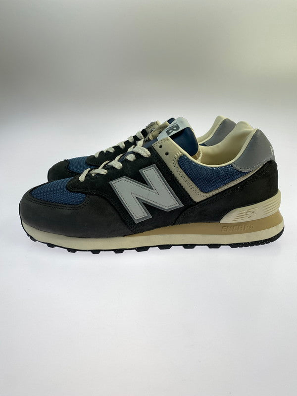 【中古美品】【メンズ】 NEW BALANCE ニューバランス U574SGG 靴 シューズ スニーカー SNEAKER 163-260320-zi-51-min サイズ：27cm カラー：ブラック/ブルー 万代Net店