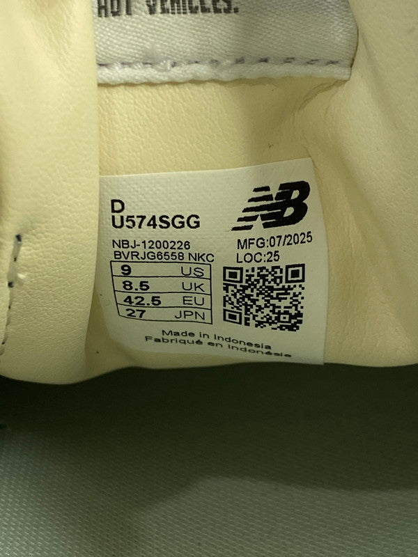 【中古美品】【メンズ】 NEW BALANCE ニューバランス U574SGG 靴 シューズ スニーカー SNEAKER 163-260320-zi-51-min サイズ：27cm カラー：ブラック/ブルー 万代Net店
