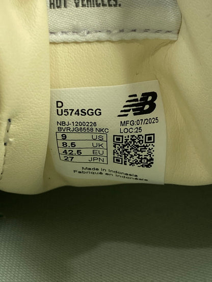 【中古美品】【メンズ】 NEW BALANCE ニューバランス U574SGG 靴 シューズ スニーカー SNEAKER 163-260320-zi-51-min サイズ：27cm カラー：ブラック/ブルー 万代Net店