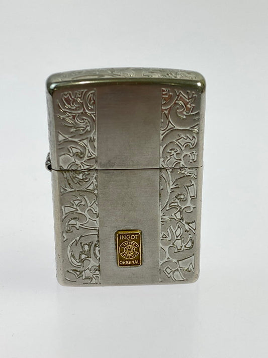 【中古品】【メンズ/レディース】 ZIPPO ジッポ GOLD INGOT 083 200 オイルライター 206-260321-zi-13-min カラー：シルバー 万代Net店