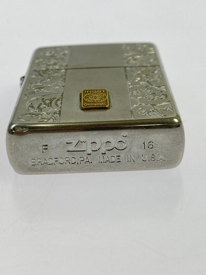 【中古品】【メンズ/レディース】 ZIPPO ジッポ GOLD INGOT 083 200 オイルライター 206-260321-zi-13-min カラー：シルバー 万代Net店