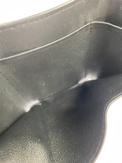 【中古品】【レディース】 SAINT LAURENT サンローラン BRS459880 レザー コンパクトウォレット 三つ折り財布 181-260611-yn-14-min カラー：ブラック 万代Net店