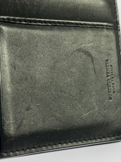 【中古品】【メンズ/レディース】 BOTTEGAVENETA ボッテガヴェネタ イントレチャート 長財布 ロング ウォレット メンズ レディース 181-260403-em-53-min カラー：ブラック 万代Net店