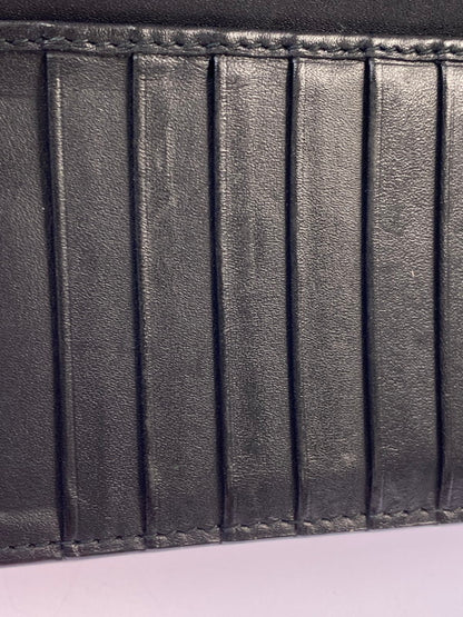 【中古品】【メンズ/レディース】 BOTTEGAVENETA ボッテガヴェネタ イントレチャート 長財布 ロング ウォレット メンズ レディース 181-260403-em-53-min カラー：ブラック 万代Net店