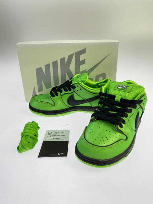 【中古品】【レディース】 NIKE ナイキ ×THE POWERPUFF GIRLS パワーパフガールズ FZ8319-300 SB DUNK LOW PRO QS BUTTERCUP 靴 シューズ スニーカー SNEAKER 166-260320-zi-37-min サイズ：23.5cm カラー：MEAN GREEN/BLACK-LOTUS PINK 万代Net店