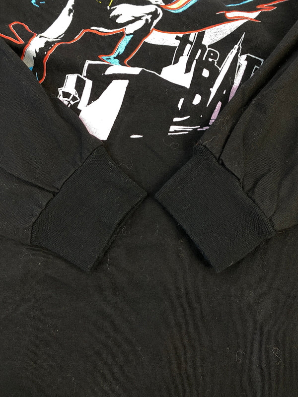 【中古品】【メンズ】 DC COMICS 80S BATMAN PRINT L S TEE 長袖 ロングスリーブ ハイネック ヴィンテージ アメコミ 146-260718-AS-50-min サイズ：L カラー：ブラック 万代Net店