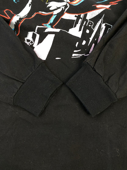 【中古品】【メンズ】 DC COMICS 80S BATMAN PRINT L S TEE 長袖 ロングスリーブ ハイネック ヴィンテージ アメコミ 146-260718-AS-50-min サイズ：L カラー：ブラック 万代Net店