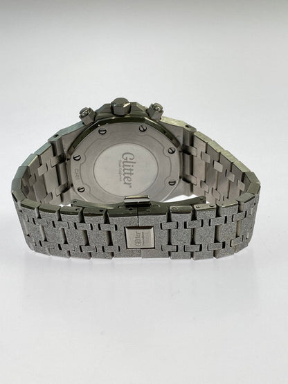 【中古品】【メンズ】 GLITTER グリッター ICED DIAL CALIFORNIA WATCH 腕時計 197-260321-zi-11-min カラー：シルバー 万代Net店