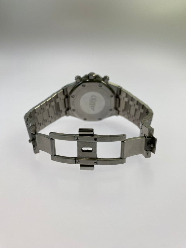 【中古品】【メンズ】 GLITTER グリッター ICED DIAL CALIFORNIA WATCH 腕時計 197-260321-zi-11-min カラー：シルバー 万代Net店