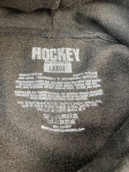 【中古品】【メンズ】 HOCKEY SKATEBOARDS ホッケー スケートボーディング BEHEMOTH HOODIE プルオーバーパーカー 142-260711-AS-42-min サイズ：L カラー：ブラック 万代Net店