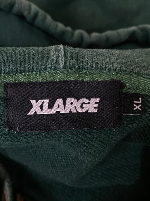 【中古品】【メンズ】 XLARGE エクストララージ DRAGON PULLOVER HOODED SWEAT GREEN ドラゴン プルオーバー フーデッド スウェット グリーン 101224012006 メンズ フーディ パーカー 142-260630-hu-16-min サイズ：XL カラー：グリーン 万代Net店