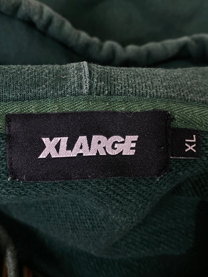 【中古品】【メンズ】 XLARGE エクストララージ DRAGON PULLOVER HOODED SWEAT GREEN ドラゴン プルオーバー フーデッド スウェット グリーン 101224012006 メンズ フーディ パーカー 142-260630-hu-16-min サイズ：XL カラー：グリーン 万代Net店
