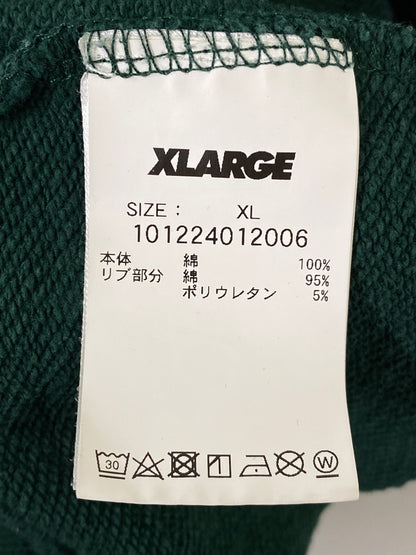 【中古品】【メンズ】 XLARGE エクストララージ DRAGON PULLOVER HOODED SWEAT GREEN ドラゴン プルオーバー フーデッド スウェット グリーン 101224012006 メンズ フーディ パーカー 142-260630-hu-16-min サイズ：XL カラー：グリーン 万代Net店