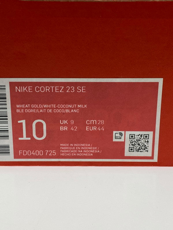 【中古美品】【メンズ】 NIKE ナイキ FD0400-725 CORTEZ 23 SE 靴 シューズ スニーカー SNEAKER 160-260320-zi-41-min サイズ：28cm カラー：WHEAT GOLD/WHITE-COCONUT MILK 万代Net店