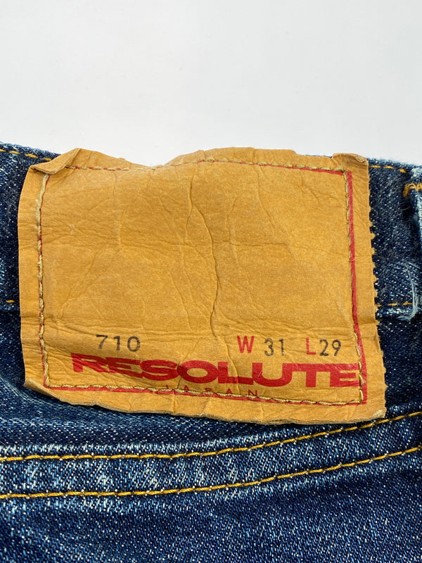 【中古品】【メンズ】 RESOLUTE リゾルト DENIM PANT デニム パンツ メンズ ボトムス ジーパン ジーンズ 151-260731-em-42-min サイズ：31 カラー：インディゴブルー 万代Net店