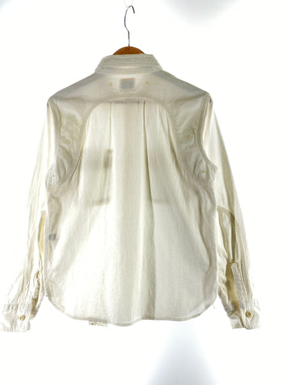 【中古品】【メンズ】 PHERROW'S フェローズ WORK SHIRT ワークシャツ 長袖シャツ メンズ トップス 145-260706-KS-04-min サイズ：S カラー：ホワイト 万代Net店