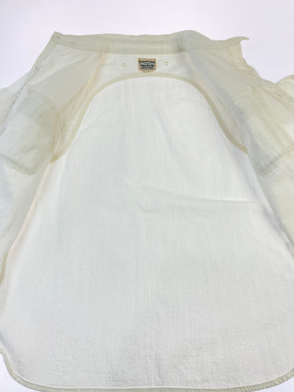 【中古品】【メンズ】 PHERROW'S フェローズ WORK SHIRT ワークシャツ 長袖シャツ メンズ トップス 145-260706-KS-04-min サイズ：S カラー：ホワイト 万代Net店