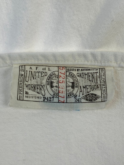 【中古品】【メンズ】 PHERROW'S フェローズ WORK SHIRT ワークシャツ 長袖シャツ メンズ トップス 145-260706-KS-04-min サイズ：S カラー：ホワイト 万代Net店