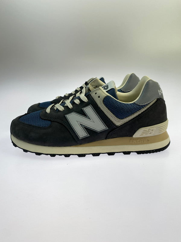 【中古美品】【メンズ/レディース】 NEW BALANCE ニューバランス U574SGG 靴 シューズ スニーカー SNEAKER 163-260320-zi-47-min サイズ：26cm カラー：グレー/ブルー 万代Net店