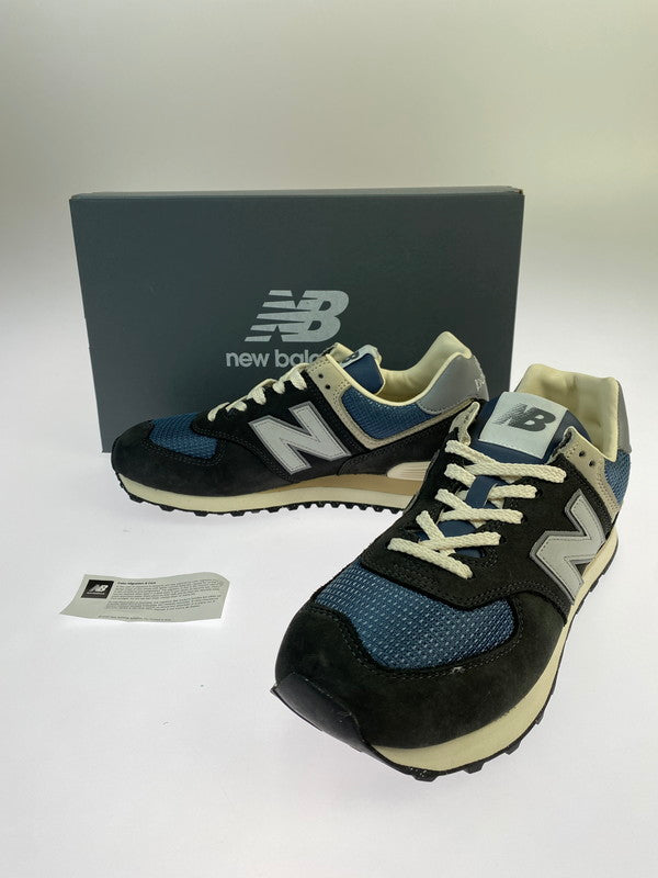 【中古美品】【メンズ/レディース】 NEW BALANCE ニューバランス U574SGG 靴 シューズ スニーカー SNEAKER 163-260320-zi-49-min サイズ：26.5cm カラー：ブラック/ブルー 万代Net店