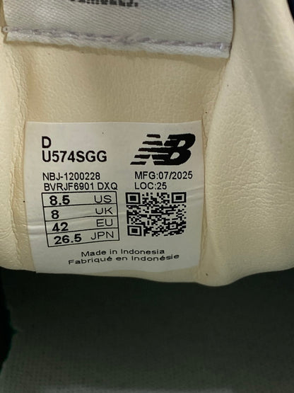 【中古美品】【メンズ/レディース】 NEW BALANCE ニューバランス U574SGG 靴 シューズ スニーカー SNEAKER 163-260320-zi-49-min サイズ：26.5cm カラー：ブラック/ブルー 万代Net店