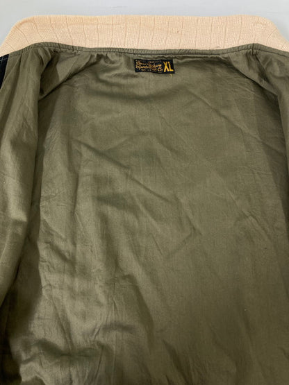 【中古品】【メンズ】 Buzz Rickson's バズリクソンズ FLIGHT ACADEMY JACKET BR13241 フライトアカデミージャケット アウター 145-260319-SH-03-min サイズ：XL カラー：ブラック 万代Net店