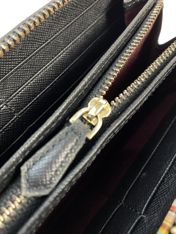 【中古品】【メンズ】 PAUL SMITH ポールスミス ROUND ZIP LONG WALLET ラウンドジップロングウォレット 長財布 201-260806-yn-26-min カラー：ブラック 万代Net店