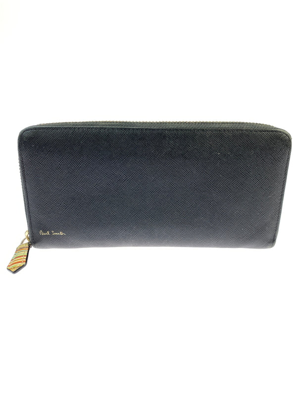 【中古品】【メンズ】 PAUL SMITH ポールスミス ROUND ZIP LONG WALLET ラウンドジップロングウォレット 長財布 201-260806-yn-26-min カラー：ブラック 万代Net店